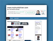 Tablet Screenshot of mytruckdriver.com